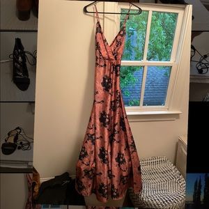 Bronze and black formal dress - size small